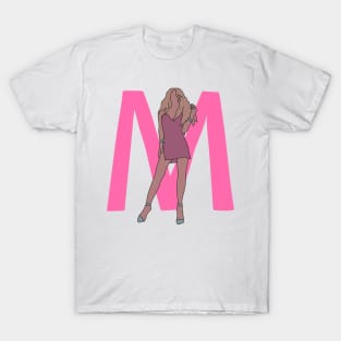 Mariah Carey Caution World Tour M background T-Shirt